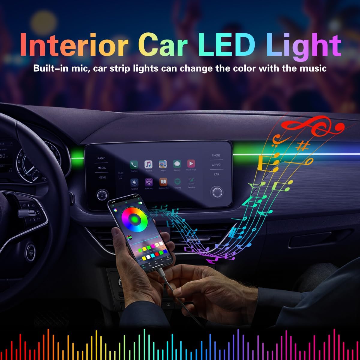 Car LED ambient light