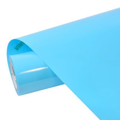 high glossy sky blue vinyl wrap