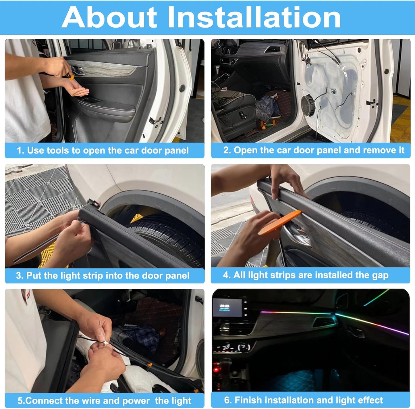 Car LED ambient light