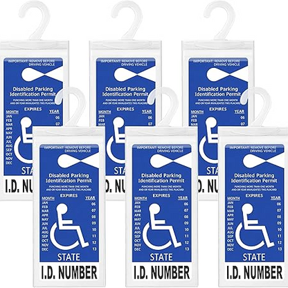 Handicap Parking Placard Holder（ 2 Pcak ）Universal Size