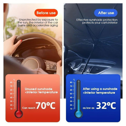 Foldable Windshield Sunshade