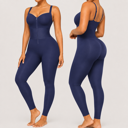 AirSlim ElasticFuse Zipper Shaping Jumpsuit