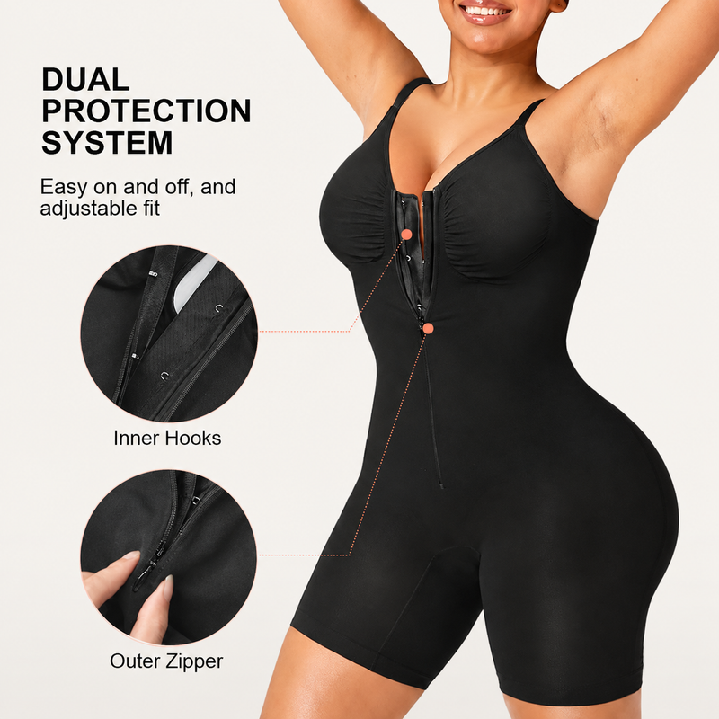 UltraFlex Zip-Up Shaping Bodysuit