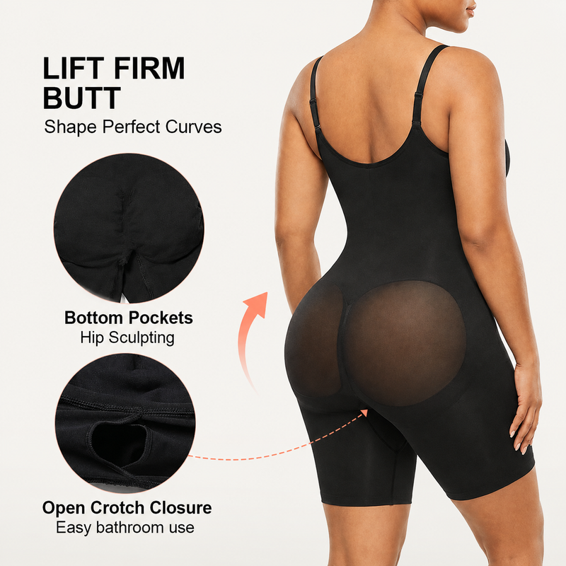 UltraFlex Zip-Up Shaping Bodysuit