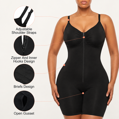 UltraFlex Zip-Up Shaping Bodysuit