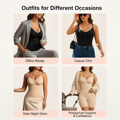 UltraFlex Zip-Up Shaping Bodysuit