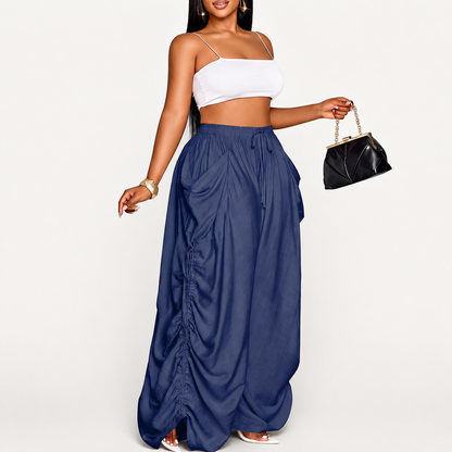 Plus Size Women's Casual Loose-Fit Wide Leg Pants