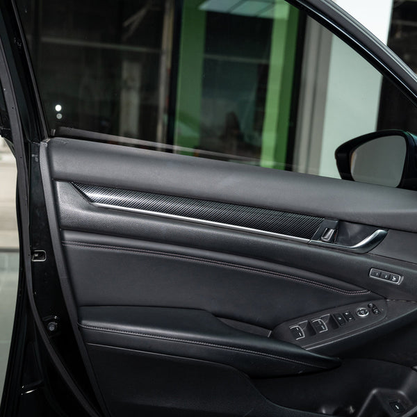 Silver Black Carbon Fiber Vinyl Wrap