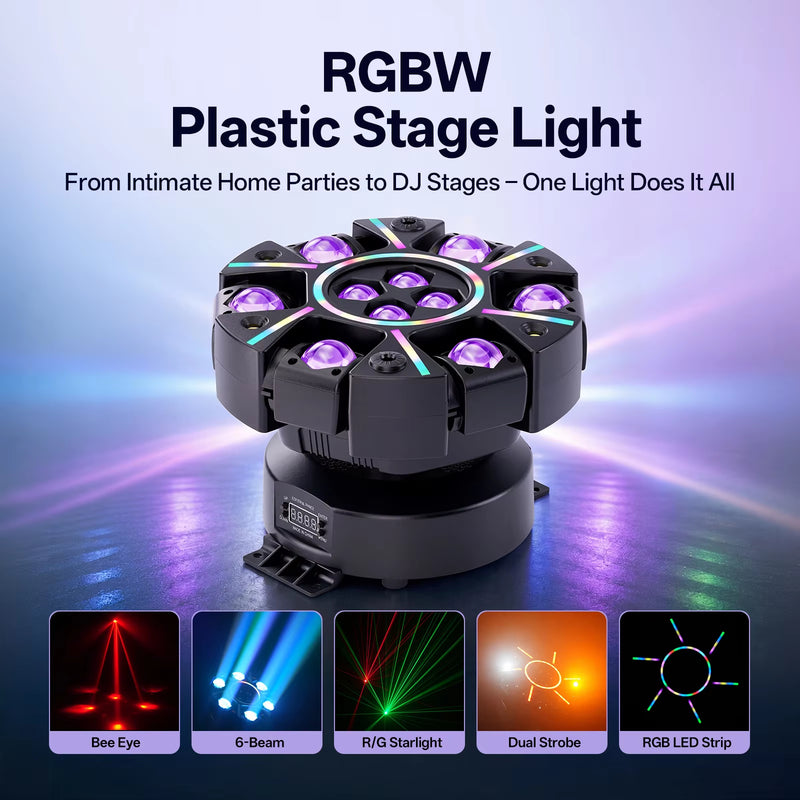 120W RGBW Moving Head Light Strobe