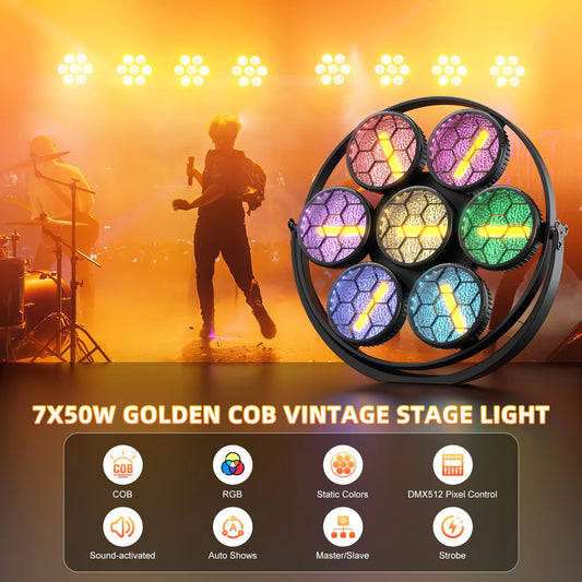 350W 7-LED COB Linear Vintage Light