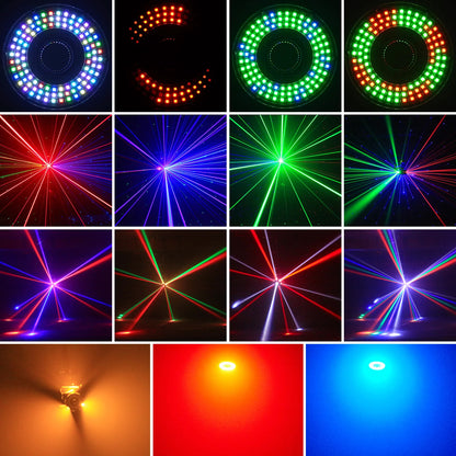 160W RGBW Beam Moving Head Light 3-Axis LED