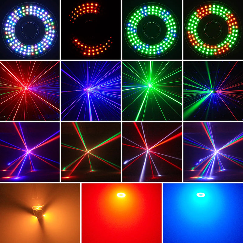 160W RGBW Beam Moving Head Light 3-Axis LED
