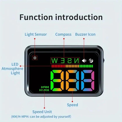 K1 Head up Display Car GPS Digital Speedometer