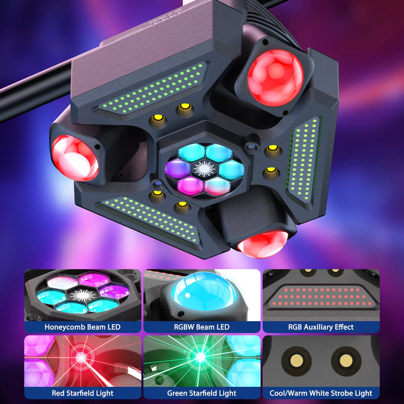 180W 3-Arm Moving Head Light