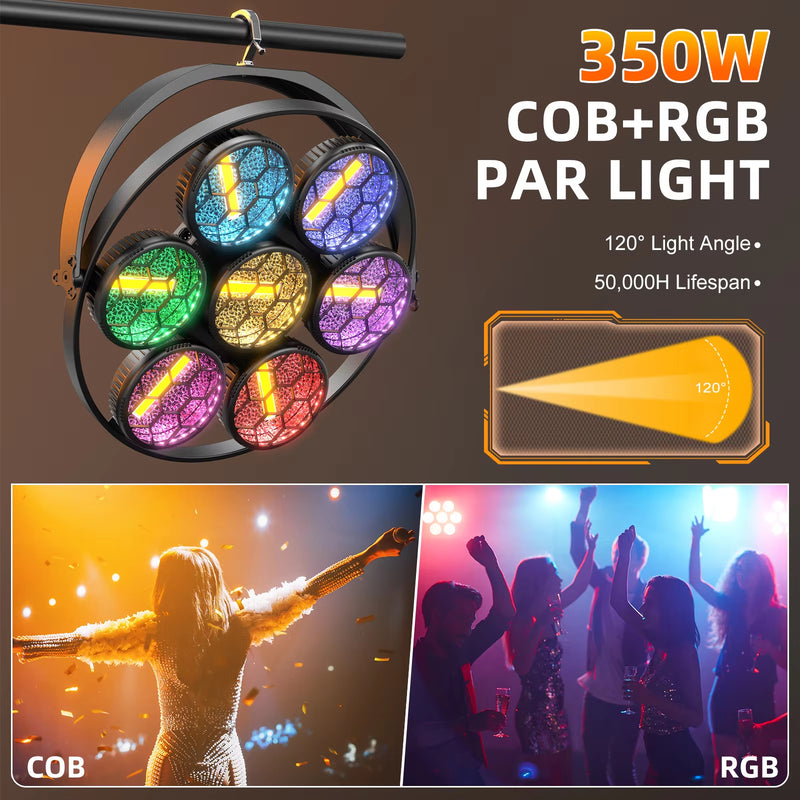 350W 7-LED COB Linear Vintage Light