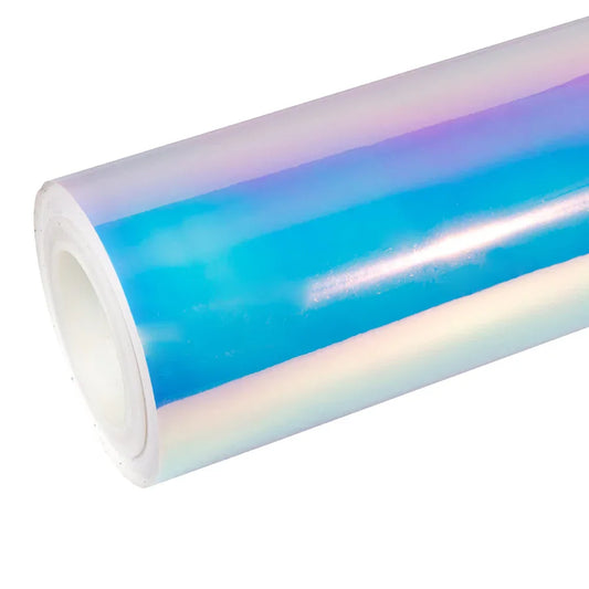 opal chrome white vinyl wrap
