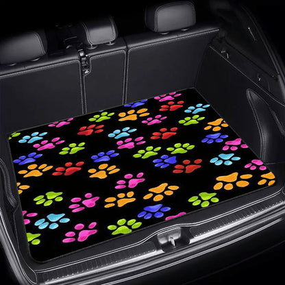 Universal Car Trunk Mat 75x100cm Multicolor Floral