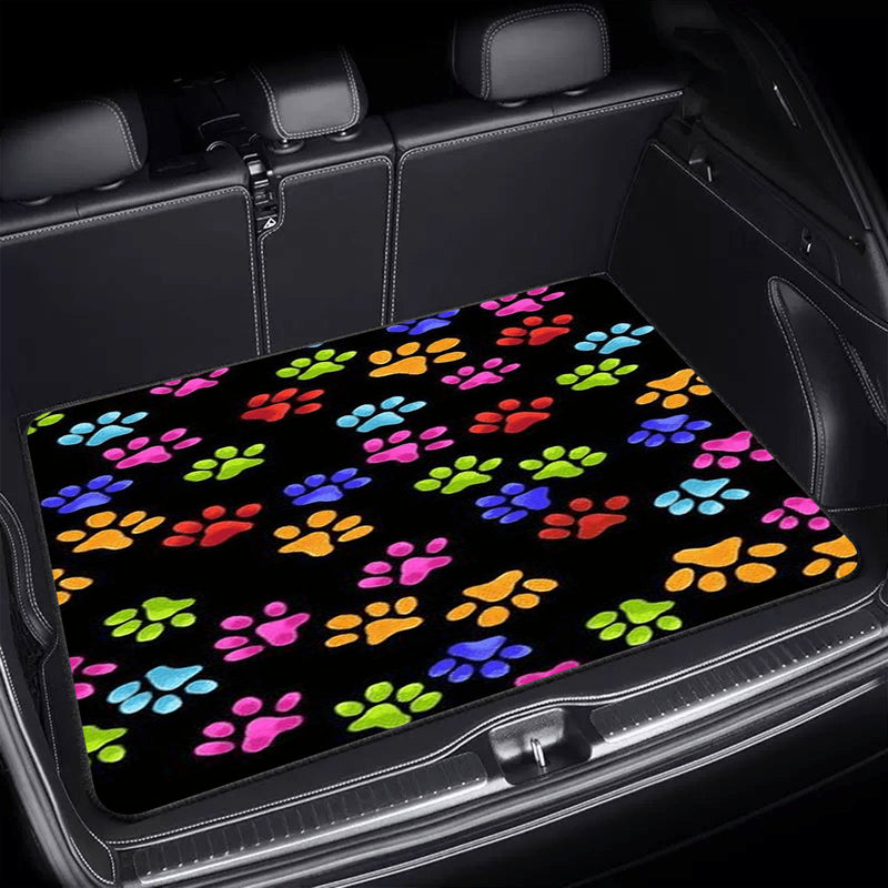 Universal Car Trunk Mat 75x100cm Multicolor Floral