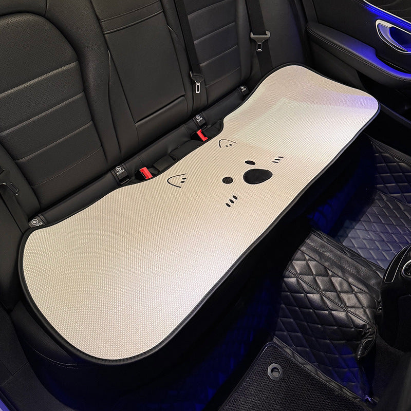 All-Season Linen Puppy Car Seat Cushion Set