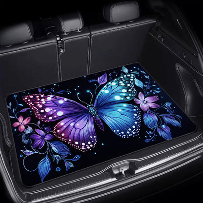Universal Car Trunk Mat 75x100cm Multicolor Floral