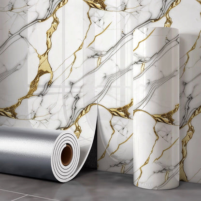 Peel & Stick Marble Wall Panel Roll - 40 cm x 3 m
