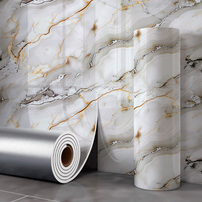 Peel & Stick Marble Wall Panel Roll - 40 cm x 3 m
