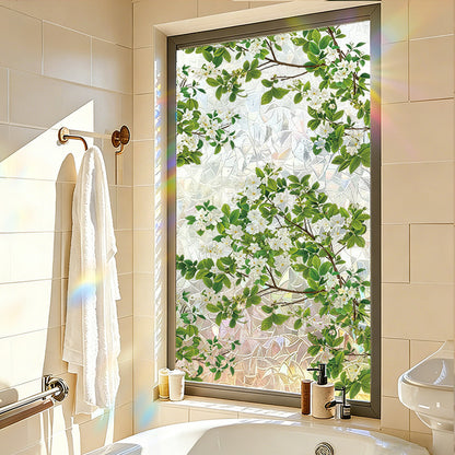 Botanical Static Cling Window Film for Glass