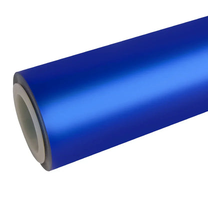 satin chrome silk ultramarine vinyl wrap