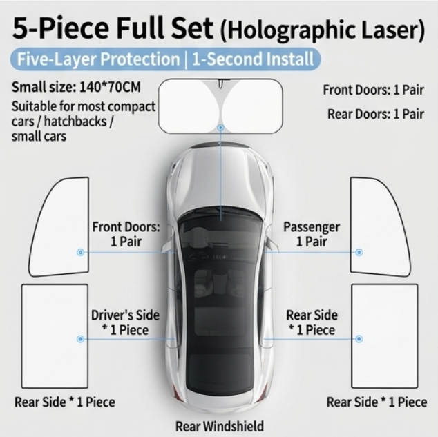 Foldable Anti-UV Windshield Sunshade