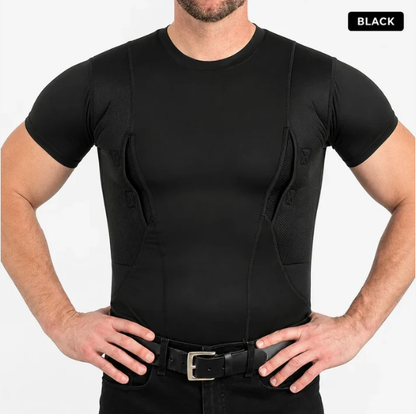 Ambidextrous Concealed Carry Compression Shirt