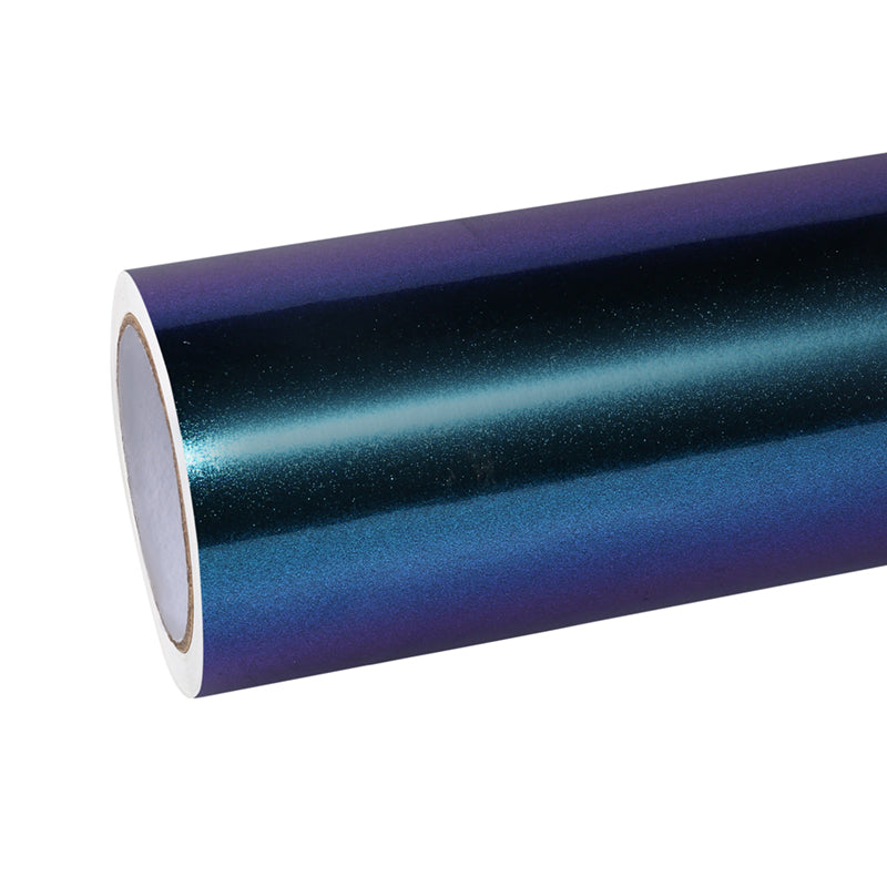 Matte Diamond Purple Blue Car Vinyl Wrap