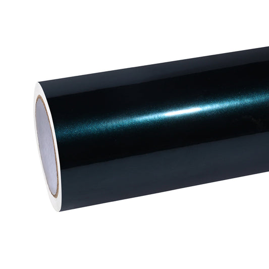 Gloss Metallic British Racing Green Car Vinyl Wrap