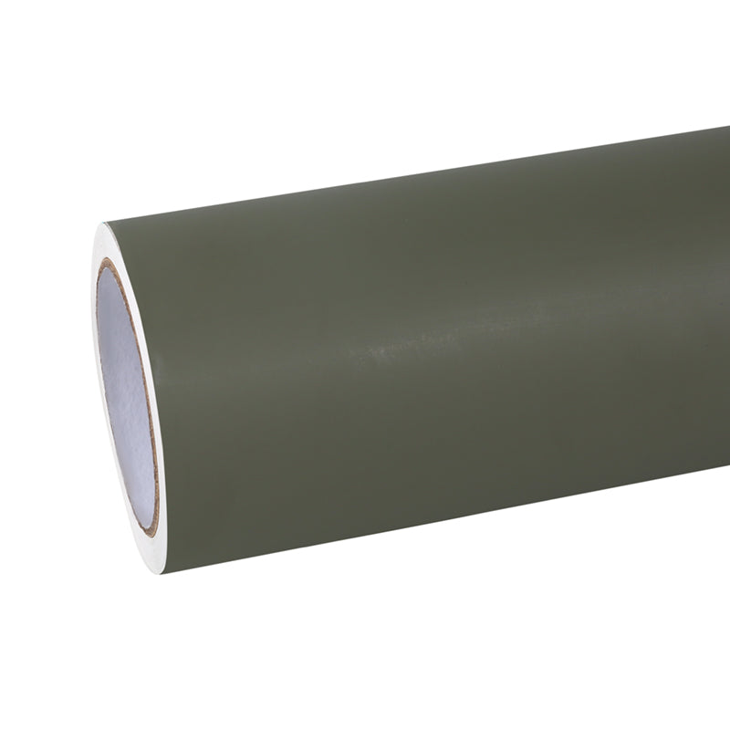 Quality Matte Military Green Car Vinyl Wrap  For Sale |