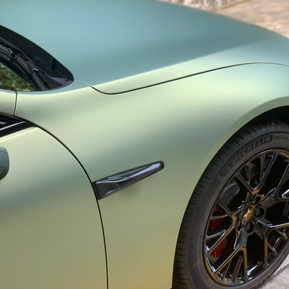 PET Matte Urban Bamboo Green Car Vinyl Wrap