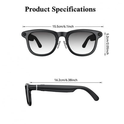 Smart AI Camera Glasses 8MP
