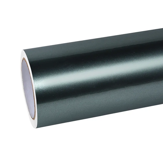 Gloss Metal Paint Fir Green Car Vinyl Wrap