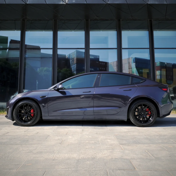 Quality Gloss Metallic BMW Carbon Grey Blue Car Vinyl Wrap