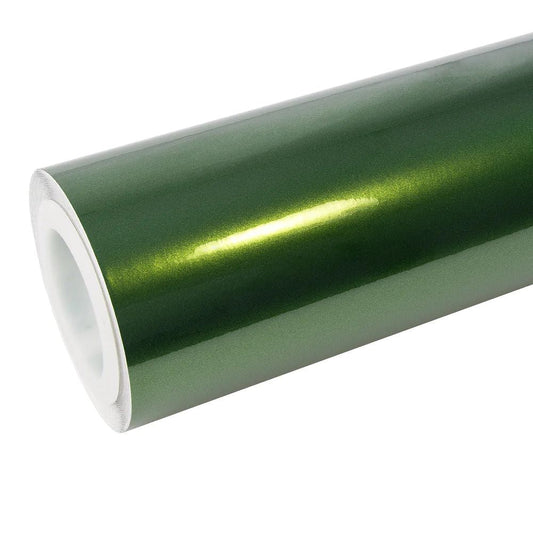 Gloss Metallic Mamba Green Car Vinyl Wrap