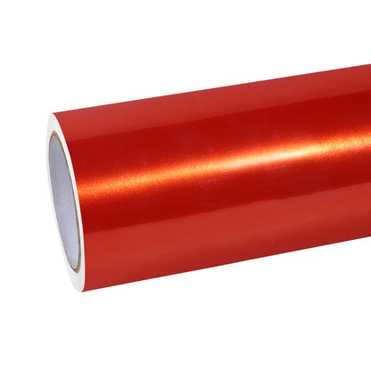 Gloss Metallic Sakhir Orange Car Vinyl Wrap