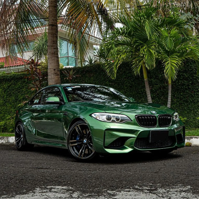 Gloss Metallic Sonoma Green Car Vinyl Wrap