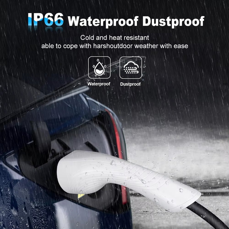 EV Portable Charger Type2 /GBT Plug Connector 16A 1Phase 3.5KW Type1 3.5m Wallbox Charging Station for Electric Vehicle