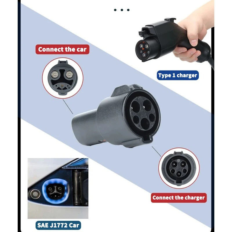 For All Standard EV Charger And EV Charging Adapter type 1 to type 2 adapter Tesla to GBT converter GBT to J1772 Charger adapter