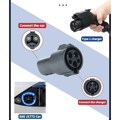 For All Standard EV Charger And EV Charging Adapter type 1 to type 2 adapter Tesla to GBT converter GBT to J1772 Charger adapter