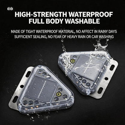 2 in 1 Solar Triangle Lights Car Emergency Warning LED Lamp