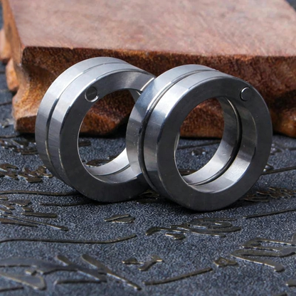 Steel Foldable Four-Finger Defense Ring-GS140