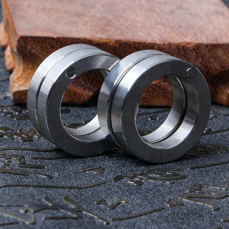 Steel Foldable Four-Finger Defense Ring-GS140