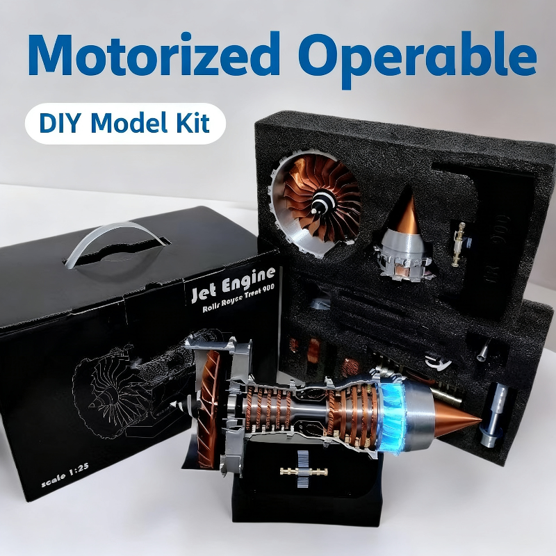 Aircraft Turbofan Engine Model DIY Assembly Kit – TR900
