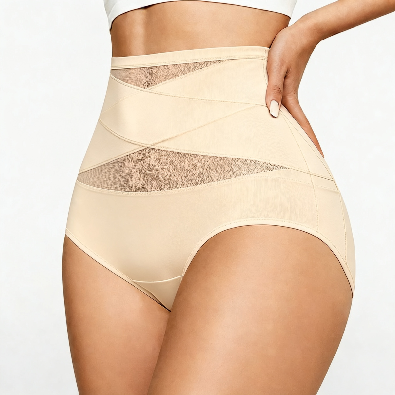 Plus Size High Waist Seamless Tummy Control Butt-Lift Panties