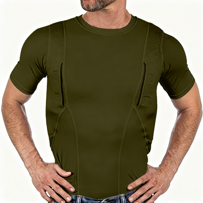 Ambidextrous Concealed Carry Compression Shirt
