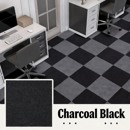 Self-Adhesive Interlocking Carpet Mats